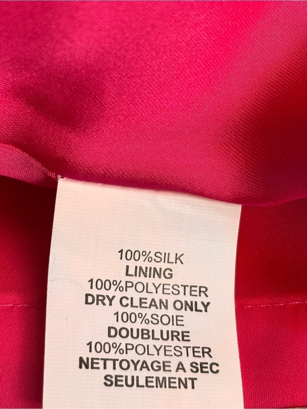 Trina Turk Hot Pink Silk Halter Mini Dress Size 12 - Picture 7 of 9